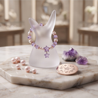 Amethyst Starlight Pearl Bracelet
