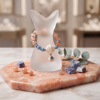 Coastal Shell and Sea Star Beaded Bracelet